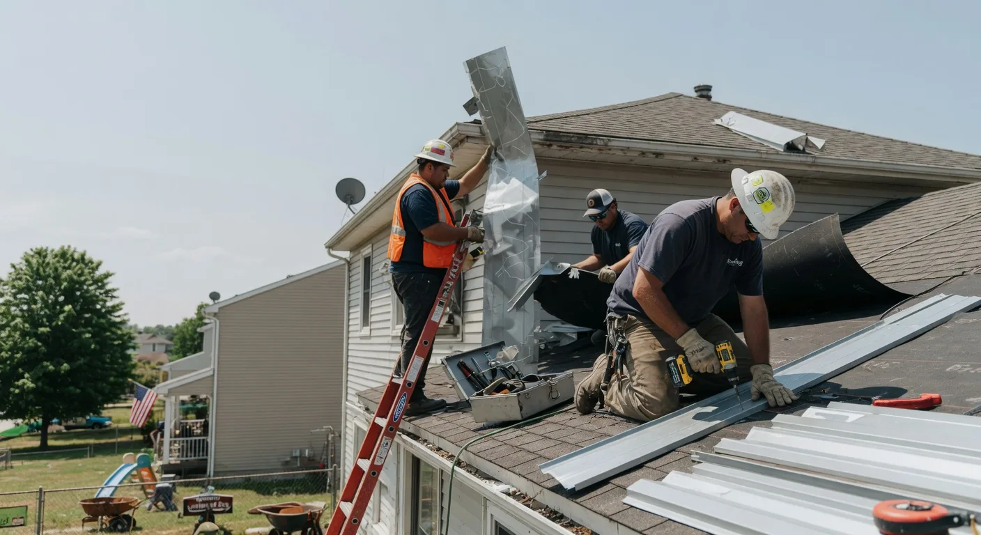 Storm Damage Metal Roof Repair in Lackawaxen, PA